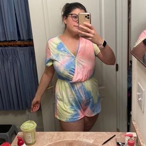 CLOSET SALE Tie Dye romper